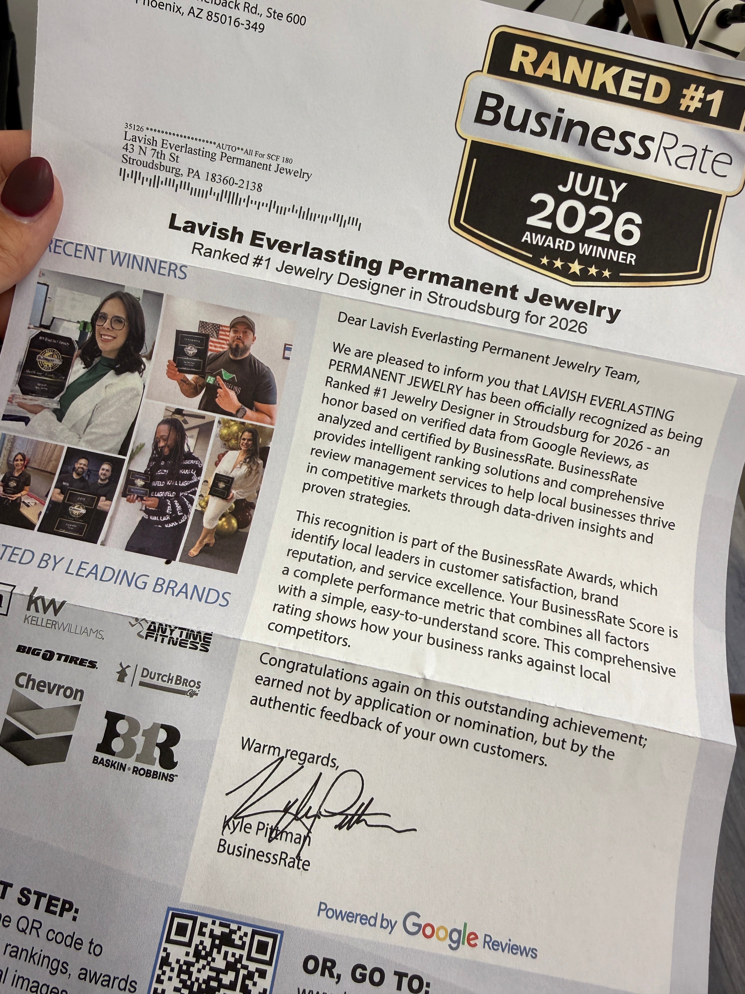 Lavish Everlasting Named #1 Jewelry Designer in Stroudsburg for 2026